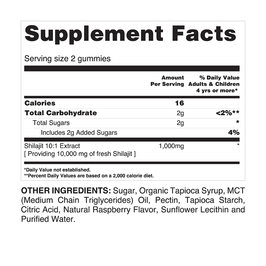 Shilajit Gummies